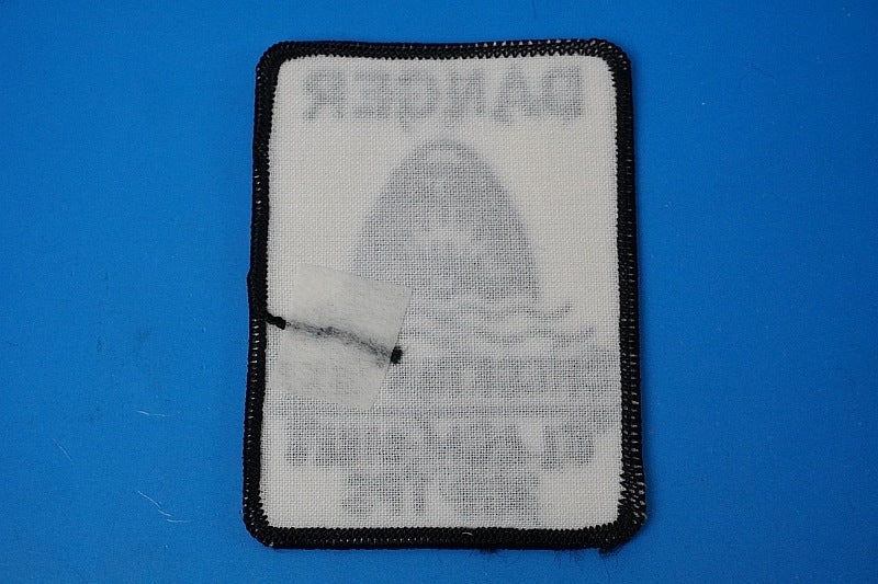 Patch JASDF ACM MEET'01 Battle Competition 2001 DANGER Shark Jaws without hook and loop