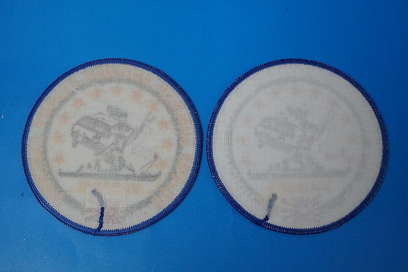 Patch JMSDF DD-103 Escort Ship Yuudachi Logo Set of 2 without hook and loop