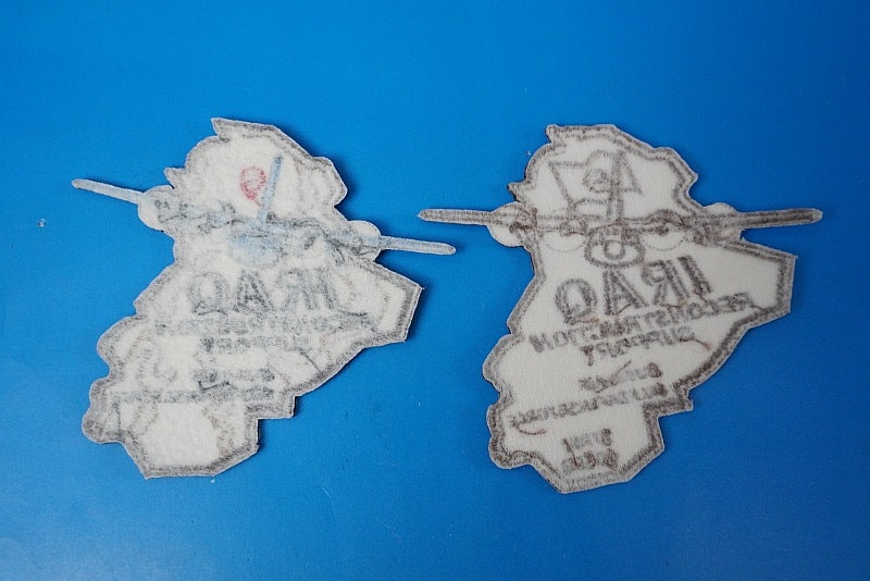 Patch JASDF 1st Transport Air Corps 401st Squadron IRAQ RECONSTRUCTION SUPPORT Iraq Reconstruction Support High Visibility Low Visibility Set of 2 without hook and loop