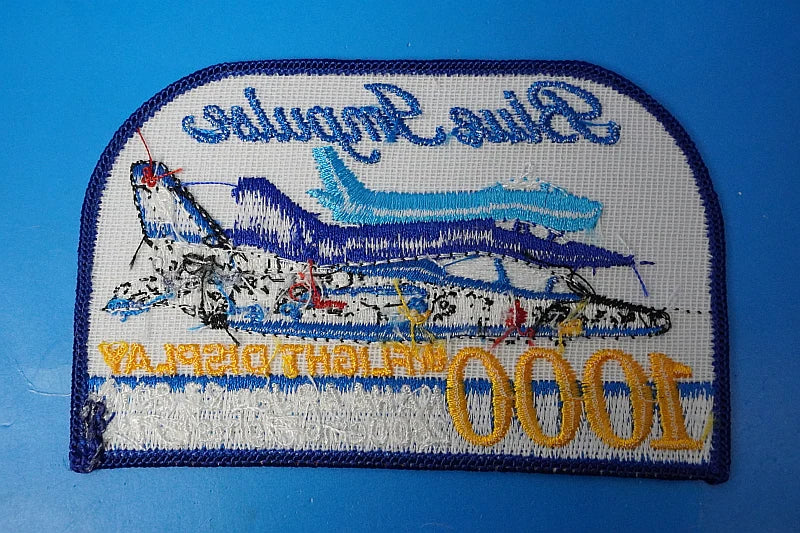 Patch JASDF Blue Impulse 1000th Flight Display Demonstration Flight Naha Air Base No Velcro