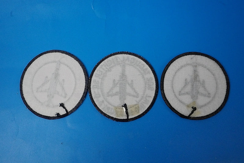Patch JASDF 302 Tactical Fighter SQ 7wing High visibility and low visibility 3piece set without hook and loop