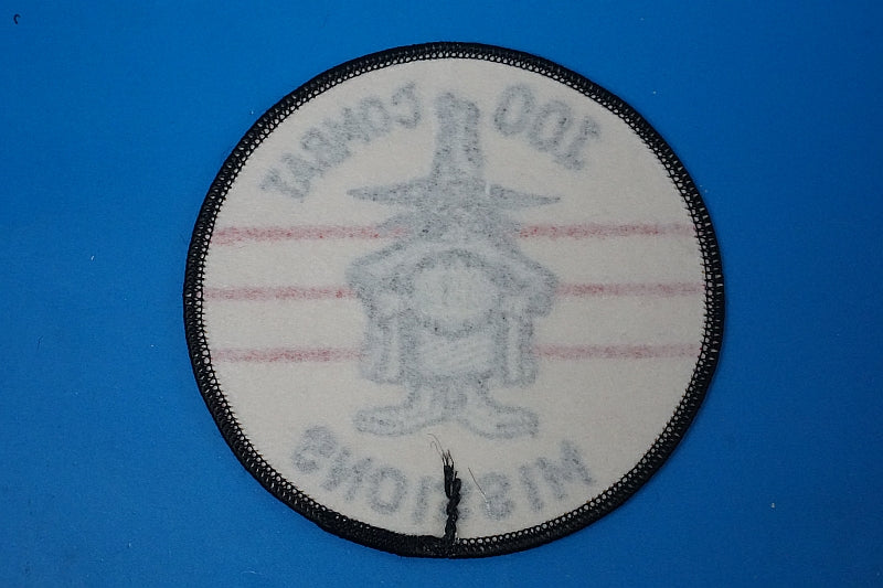 Patch USAF 100 COMBAT MISSIONS Spook without hook and loop
