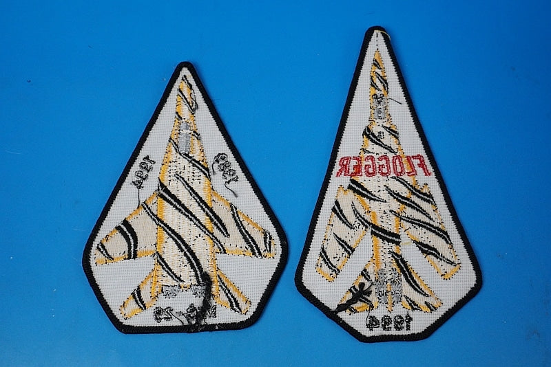 Patch Russian Air Force Mig-2 9 MiG FLOGGER 2 pieces set without hook and loop