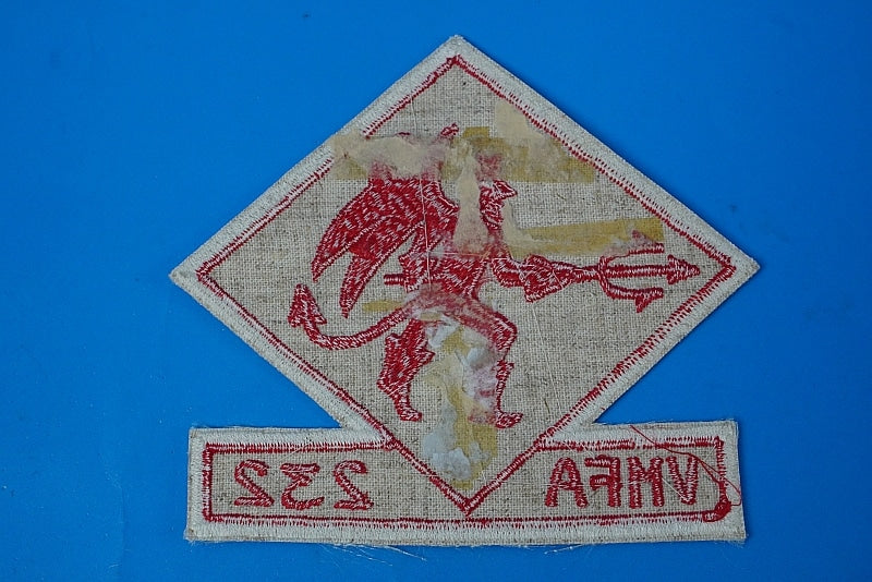 Patch USMN F-4 Phantom VMFA-232 Red Devils High Visibility without hook and loop