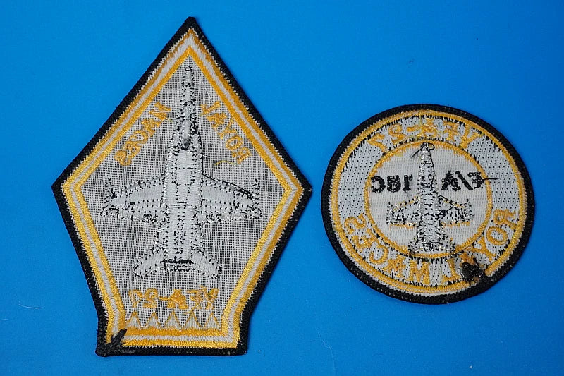 Patch USN U.S. Navy VFA-27 ROYAL MACES Set of 2 No Velcro