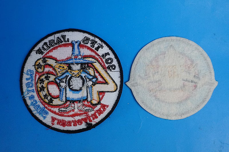 Patch JASDF F-4EJ Kai Phantom II 301st Squadron 46th Anniversary Hyakuri Air Base Spook etc 2-piece set without hook and loop