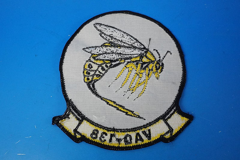 Patch USN (United States Navy) EA-18 VAQ-138/Electronic Attack Squadron 138 Yellow Jacket (Bee design, no Velcro)