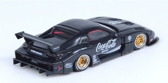 IN64-LBWK-RX7-01 INNO Models 1:64 Mazda RX7 FD3S LB-WORKS Super Silhouette Black