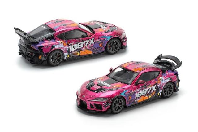 PR640285 POP RACE 1:64 Toyota Supra DARWIN PRO 66G WBK SUPRA (A90) 1087X LION DANCE