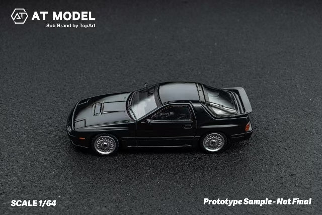 AT64002 AT MODEL 1:64 Mazda Infini RX-7 FC3S Infini Metallic Black model car