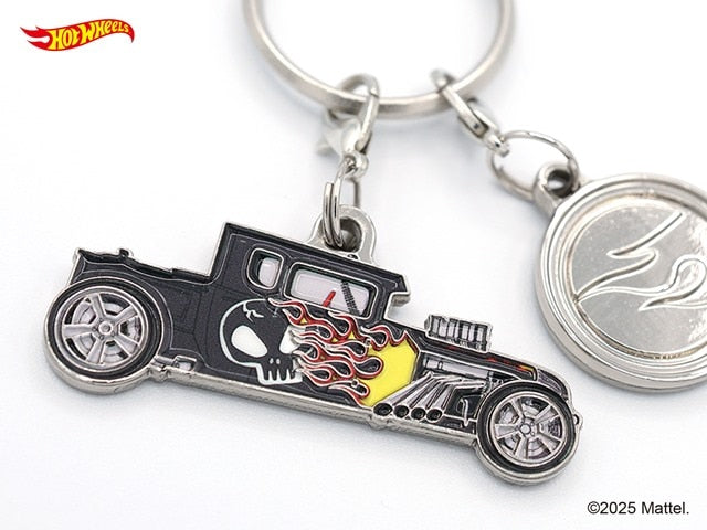 HWU87902 Hot Wheels Keychain BONE SHAKER Size: W4.5cm, Material: Zinc alloy, iron