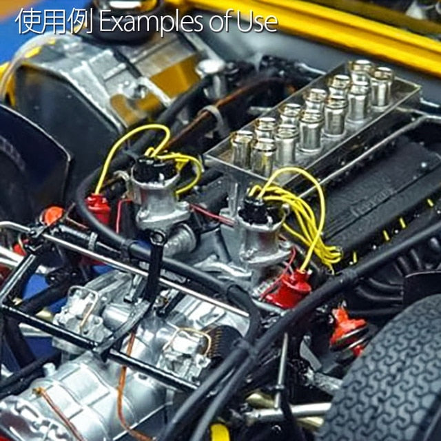 P901 Model Factory Hiro Piping Cord 0.4mm Diameter 4 Color Set