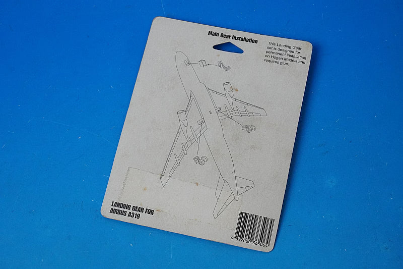 1:200 Landing Gear Set for A319 with Rubber Tires 5064 Hogan airplane model