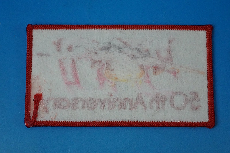Patch JASDF 2TAG 2nd TAG Iruma Air Base 50th Anniversary without hook and loop