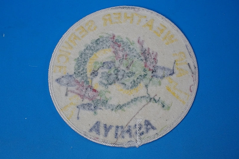 Patch JASDF AIR WEATHER SERVICE Ashiya Base Dragon without hook and loop