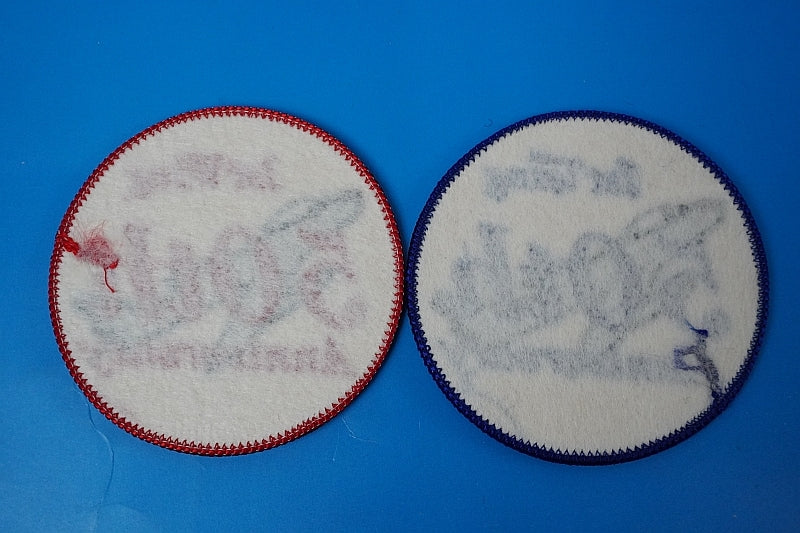 Patch JASDF F-86F-40 Blue impulse 50th Anniversary High visibility Low visibility 2set without hook and loop