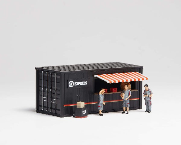 YOUCAR 1:64 Container Garage House Shop SF Express