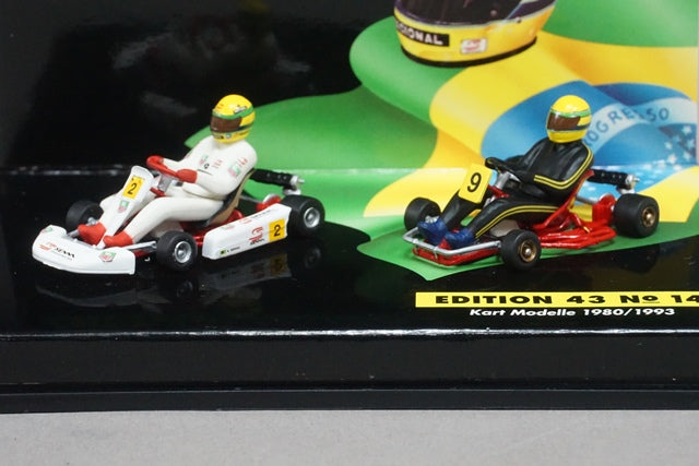 1:43 MINICHAMPS Cart Model 1980/1993 A.Sena #2/#9 10029