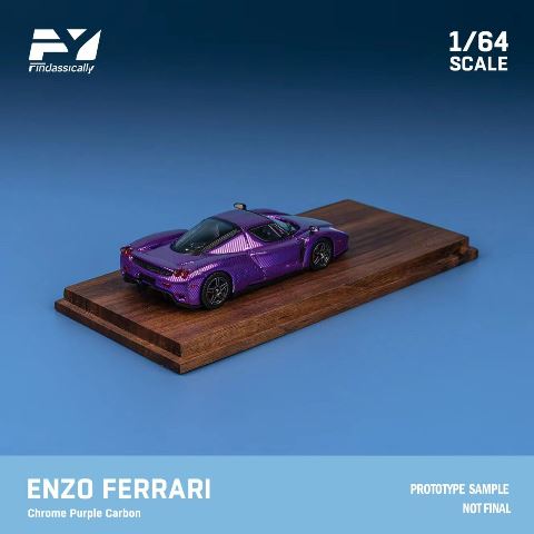 FY64032 Finclassically 1:64 Enzo Chrome carbon purple