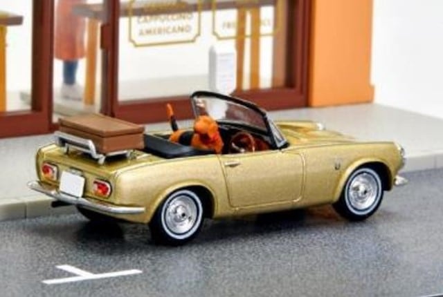 Geocolle 64 TOMYTEC 1:64 #CarSnap 27a Cafe Terrace 2 (with Honda S800) 335269 model car