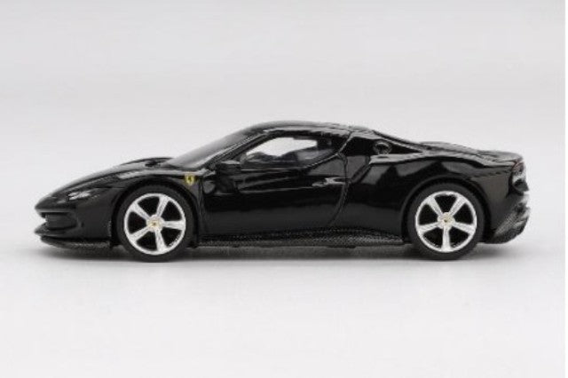 BBRFER64003 BBR 1:64 Ferrari 296 GTB Nero Daytona model car
