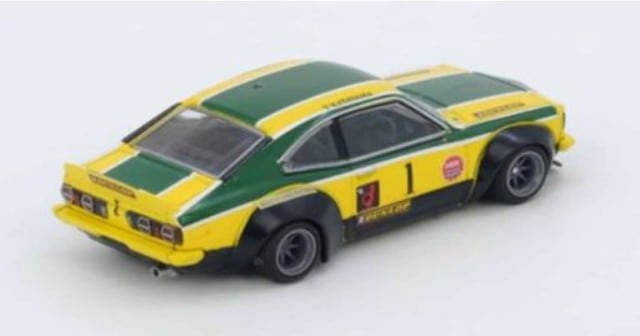 IN64-RX3-KTYM INNO Model 1:64 Mazda SAVANNA RX3 "KATAYAMA RACING" model car