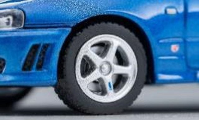 LV-N353b TOMYTEC 1:64 Nissan Skyline 2-Door Sports Coupe 25GT TURBO with Optional Parts (Blue) 2000 Model 335306