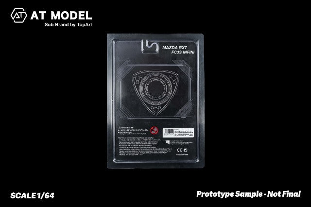 AT64006 AT MODEL 1:64 Mazda RX7 FC3S Infini White Blister Packaging model car