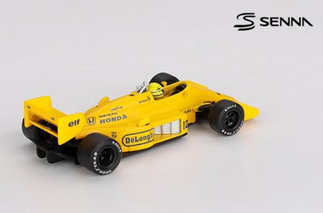 MGT01088-L TSM MINI-GT 1:64 Lotus 99T F1 1987 Monaco GP Winner #12 A. Senna