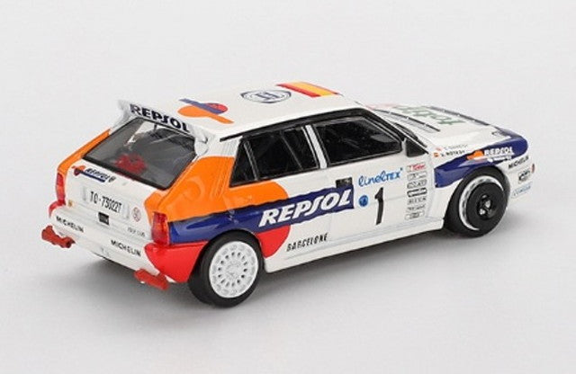 MGT01131-L TSM MINI-GT 1:64 Lancia Delta HF Integrale Evoluzione Monte Carlo Rally 1993 #1 (Left-hand drive)