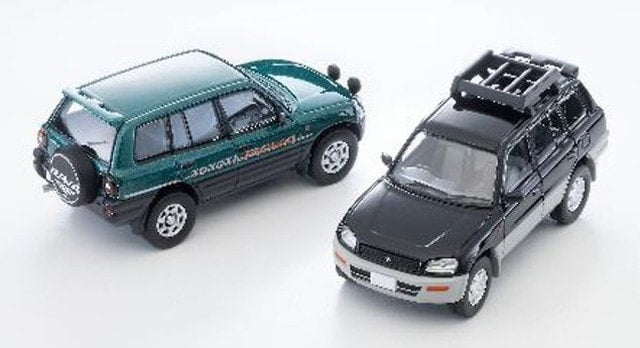 LV-N354e Tomica Limited Vintage NEO 1:64 Toyota RAV4J V Extra Two-Tone Package (Black/Silver) 1996 Model 338970