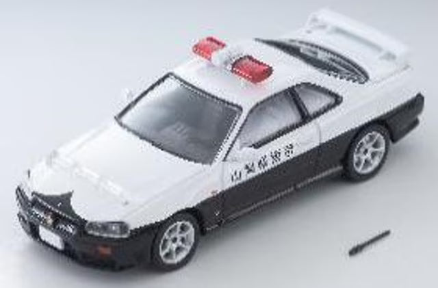 LV-N366a TOMYTEC 1:64 Nissan Skyline 2-Door Sports Coupe 25GT Turbo Patrol Car (Yamanashi Prefectural Police) 1998 Model 336716