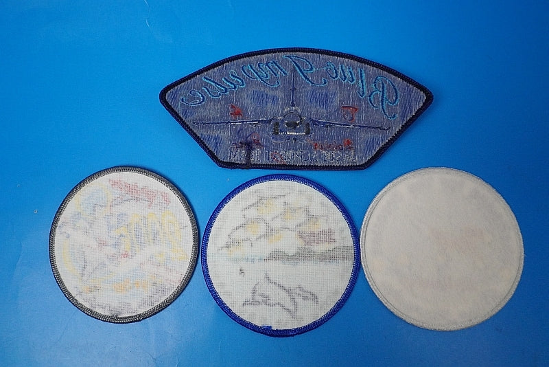 Patch JASDF Blue Impulse 2007 2008 2009 Tour 4 Piece Set without hook and loop