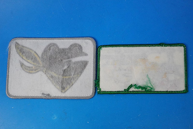 Patch JASDF 301st Squadron F-4EJ Kai Phantom II Frog Keroyon Spook Square 2 Set without hook and loop