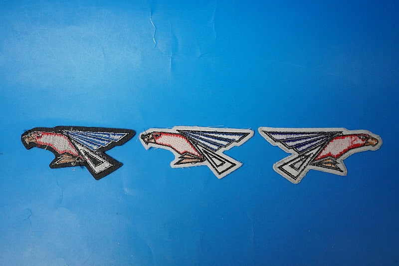 Patch JASDF 302nd Squadron White-tailed Eagle Misawa Air Base High Visibility & Low Visibility 3 Set Without hook and loop