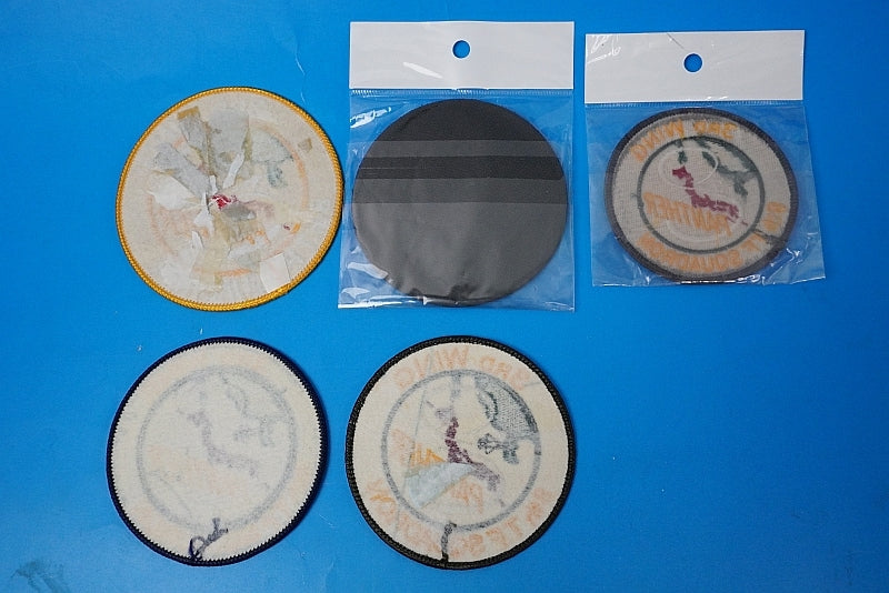 Patch JASDF 8th TFSQ Tsuiki Base High Visibility Low Visibility 5 Piece Set with / without hook and loop