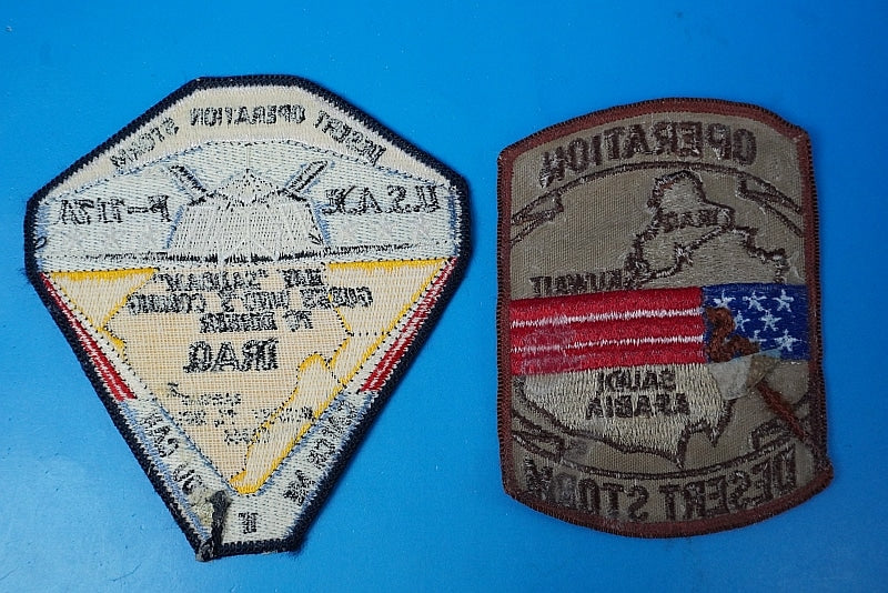 Patch USAF DESERT OPERATION STORM F-117A Nighthawk 2 Piece Set without hook and loop