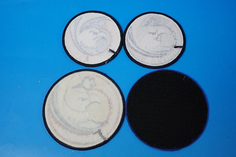 Patch JASDF Eagle Driver High Visibility Low Visibility 4 piece set with/without hook and loop