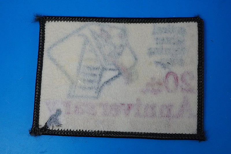 Patch JASDF Air Self-Defense Force Flight Training Group Aggressor 20th Anniversary Cobra Square-shaped, No Velcro