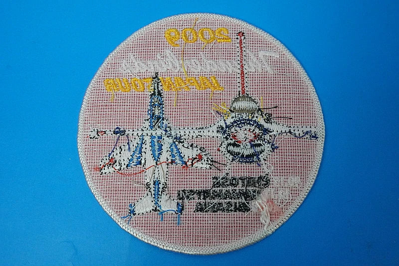 Patch JASDF Air Self-Defense Force Thunderbirds Japan Tour & Blue Impulse Competition Commemoration 2009.10.15 Chitose Air Base 10.17 Hamamatsu Air Base 10.18 Misawa Air Base No Velcro