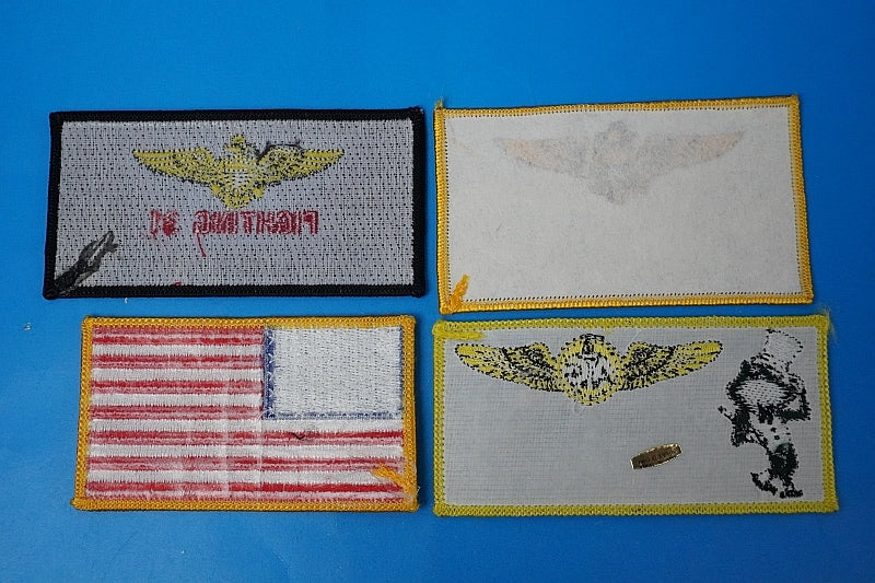 Patch USN VFA-31 Tomcatters Name Tag 4 Peace set without Hook and Loop
