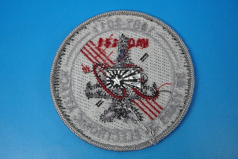 Patch USN VAQ-141 141st Electronic Combat Squadron Shadow Hawks 2012-2017 Goodbye Atsugi without hook and loop