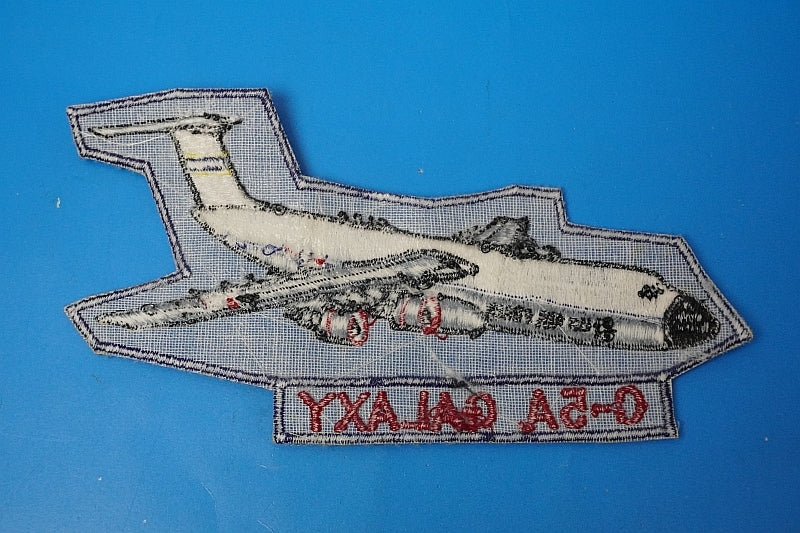 Patch USAF Lockheed C-5A Galaxy 436th AW Dover Silhouette without hook and loop