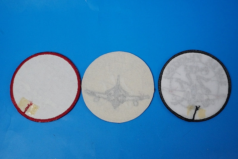 Patch JASDF F-4EJ Kai Super Phantom Set of 3 in Different Colors without hook and loop
