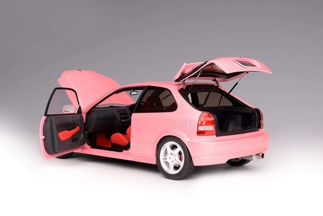 M85007 MOTORHELIX 1:18 Honda Civic Type R EK9 Pink Fully Openable