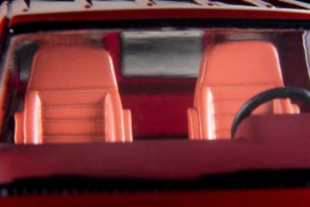 LV-N344a Tomytec 1:64 Chevrolet Astro Van Red 332763 model car