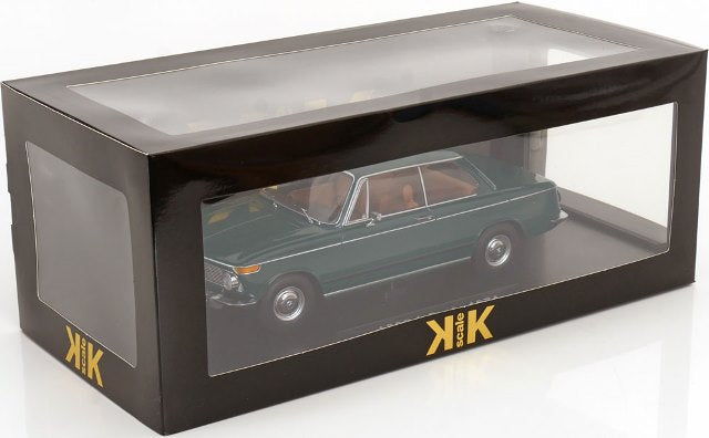 KKDC181311 KK scale 1:18 BMW 1802 1.Series Facelift 1971 Dark Green