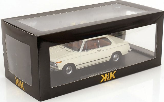 KKDC181312 KK scale 1:18 BMW 1802 1.Series Facelift 1971 White