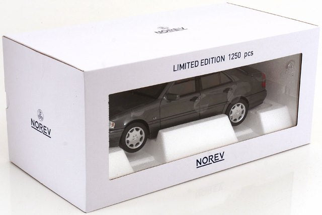 183371 NOREV 1:18 Mercedes C-Klasse W202 MOPF 1997 Gray Metallic (Modellissimo Custom Order)