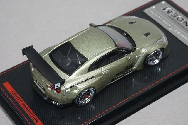 1:64 Ignition model IG1748 Nissan Pandem R35 GT-R Green Metallic model car